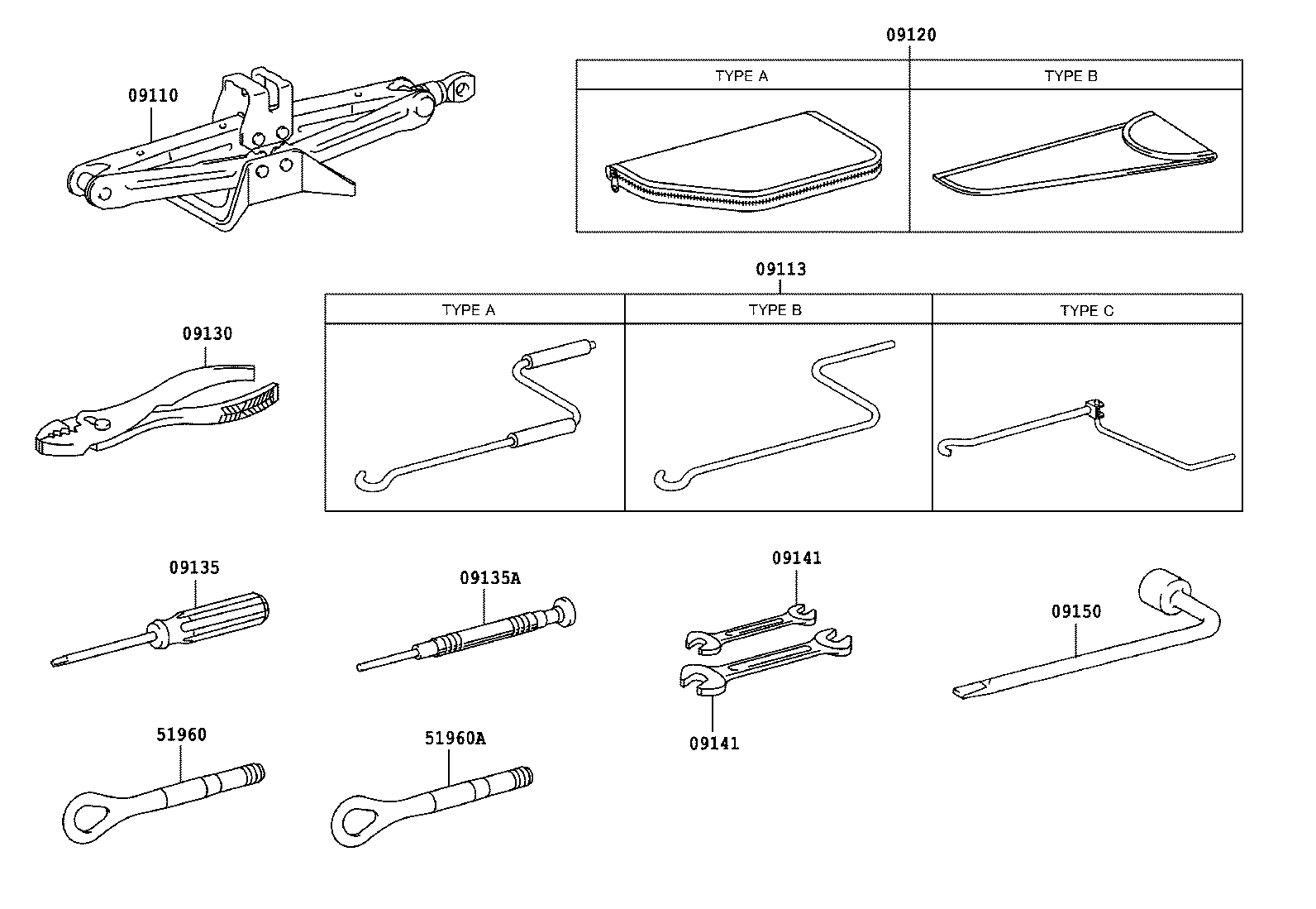  IS250 350 2 D |  STANDARD TOOL