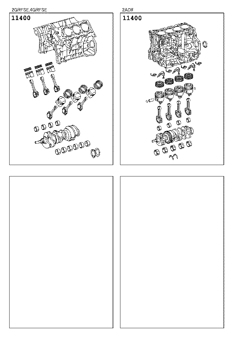  IS250 350 2 D |  SHORT BLOCK ASSEMBLY