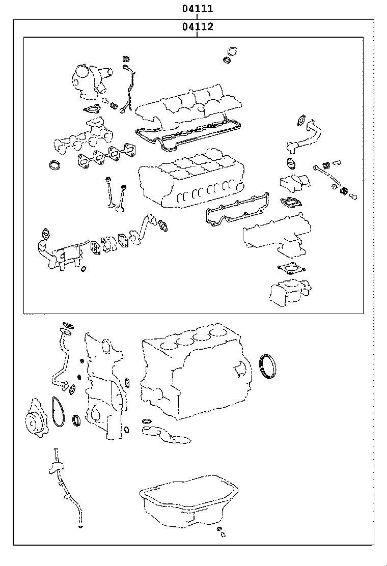  RAV4 |  ENGINE OVERHAUL GASKET KIT