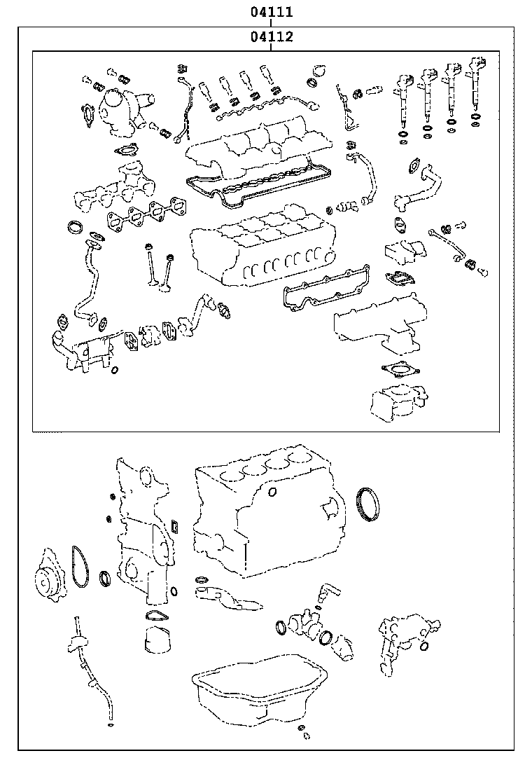  RAV4 |  ENGINE OVERHAUL GASKET KIT