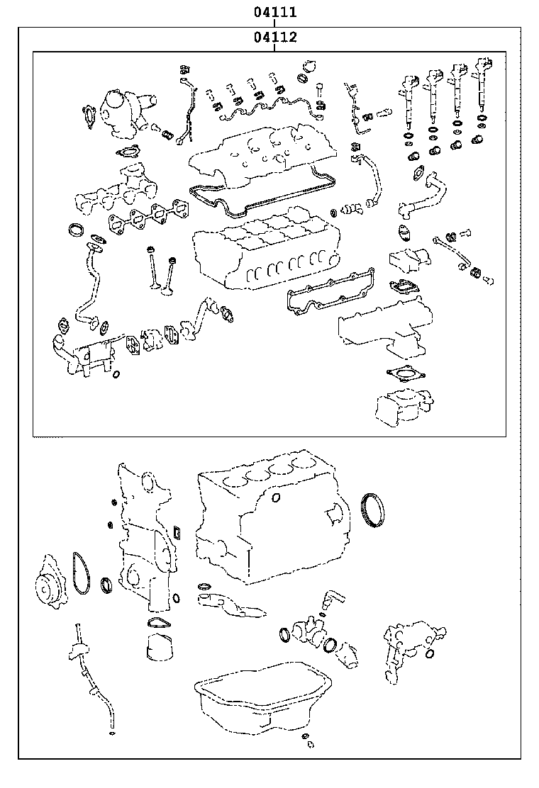  RAV4 |  ENGINE OVERHAUL GASKET KIT