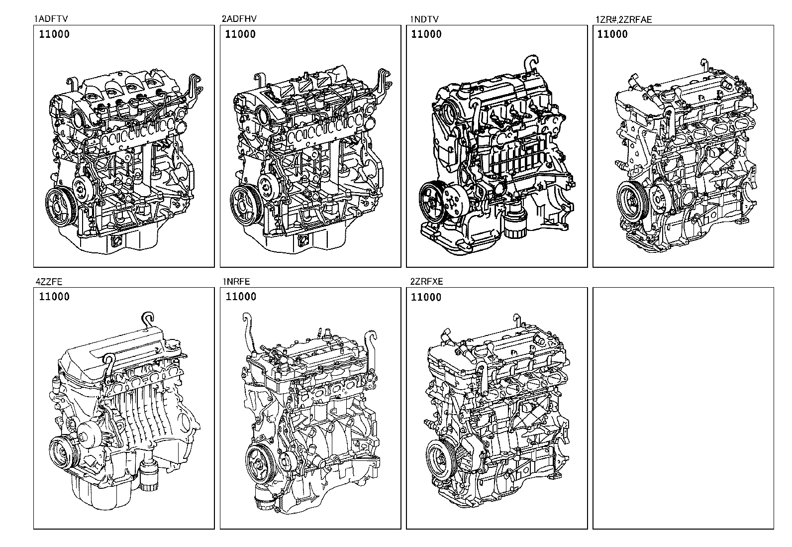  AURIS HYBRID |  PARTIAL ENGINE ASSEMBLY