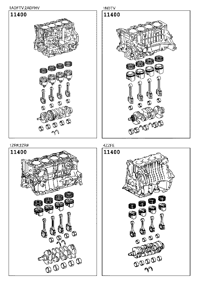 AURIS HYBRID | SHORT BLOCK ASSEMBLY