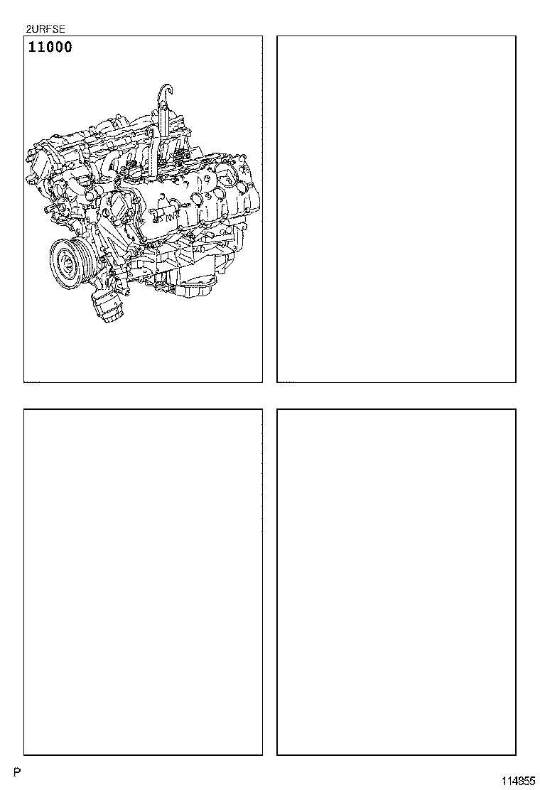  LS600H 600HL |  PARTIAL ENGINE ASSEMBLY