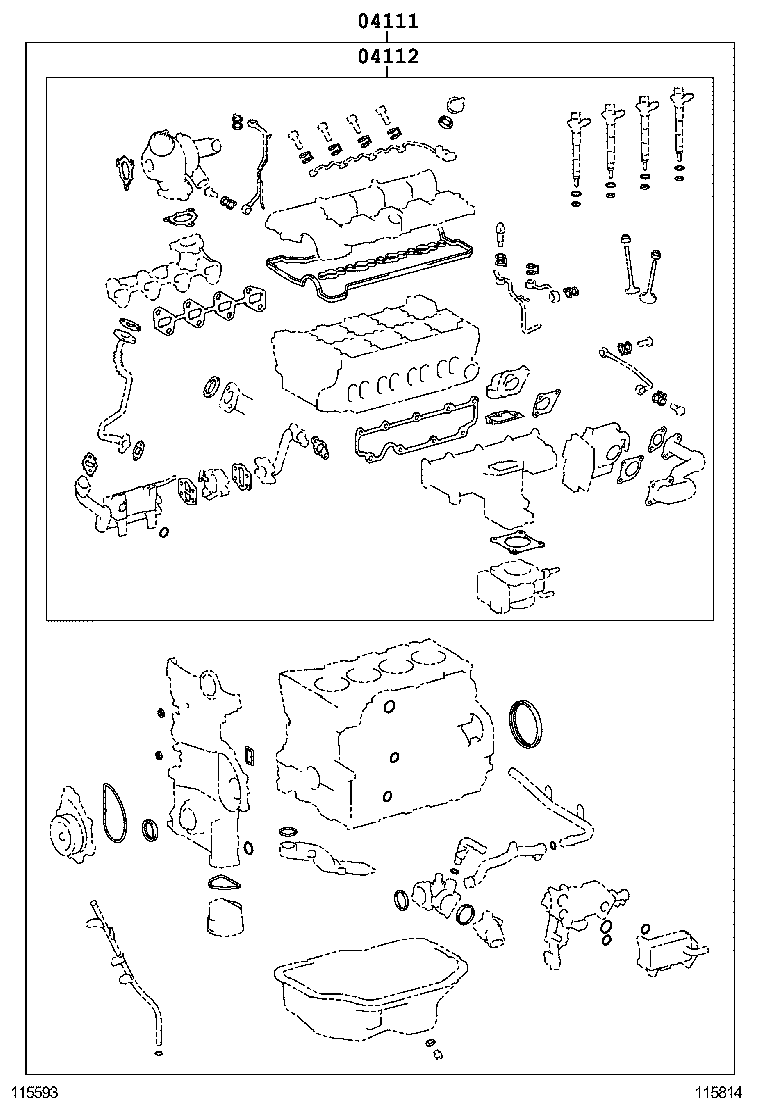  RAV4 |  ENGINE OVERHAUL GASKET KIT