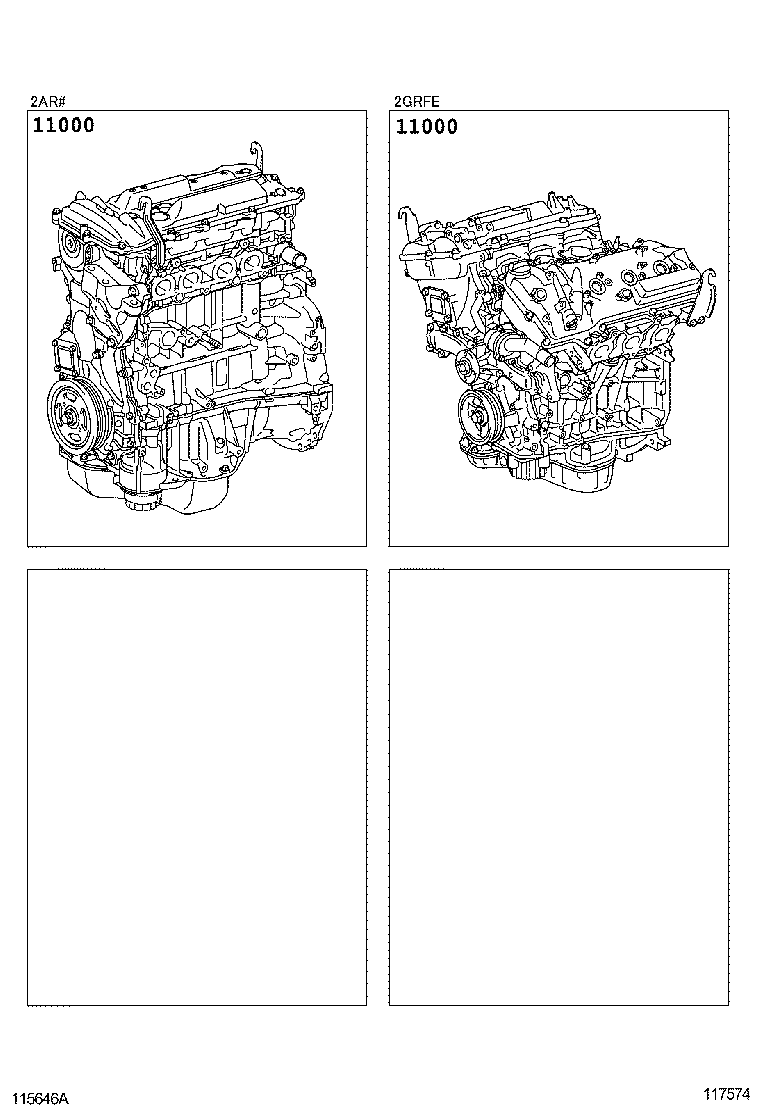  ES250 350 300H |  PARTIAL ENGINE ASSEMBLY