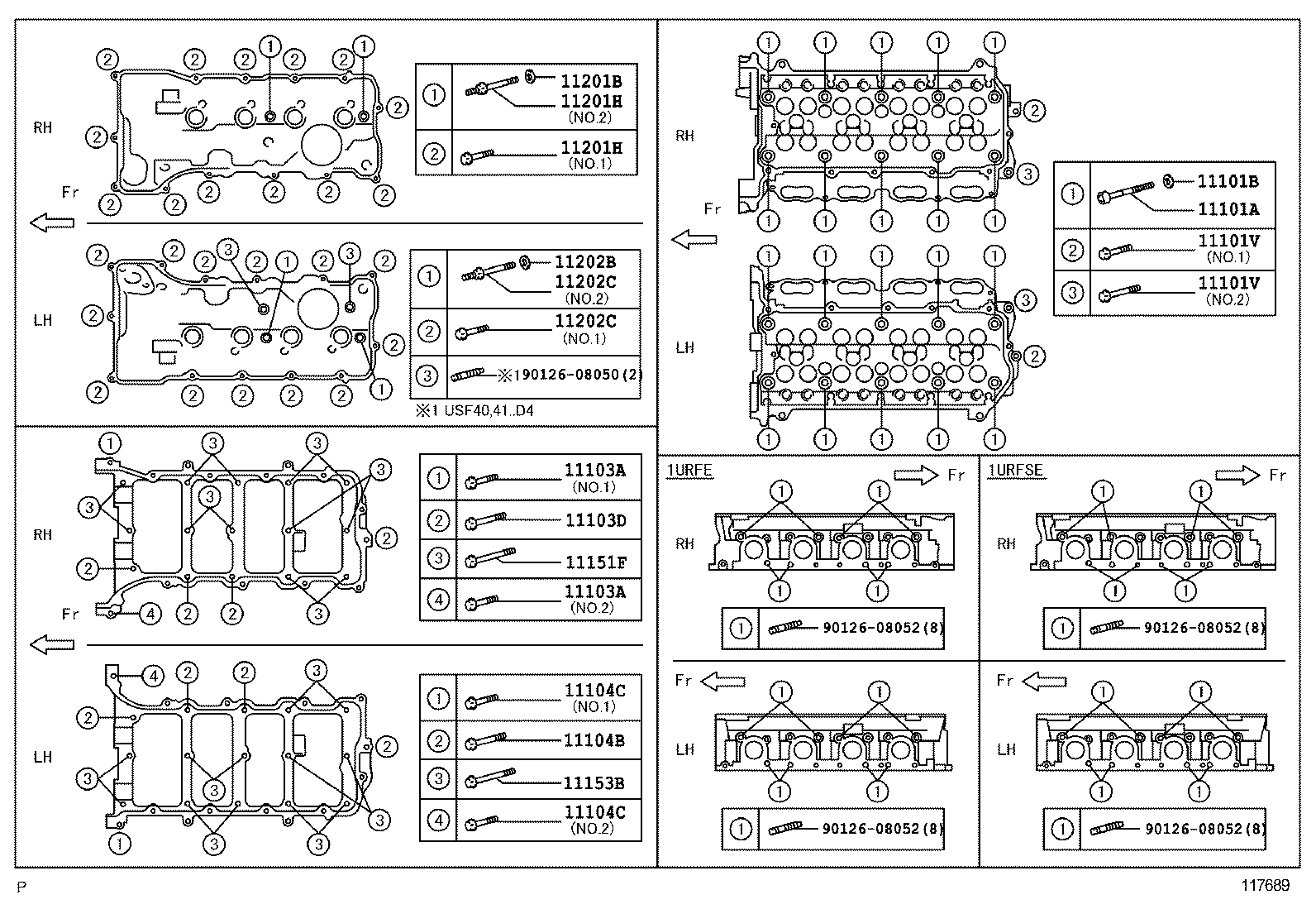  LS460 460L |  CYLINDER HEAD