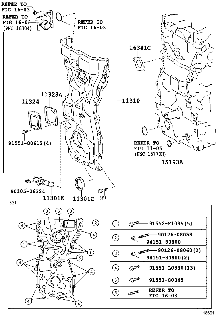  GS GS HYBRID |  TIMING GEAR COVER REAR END PLATE