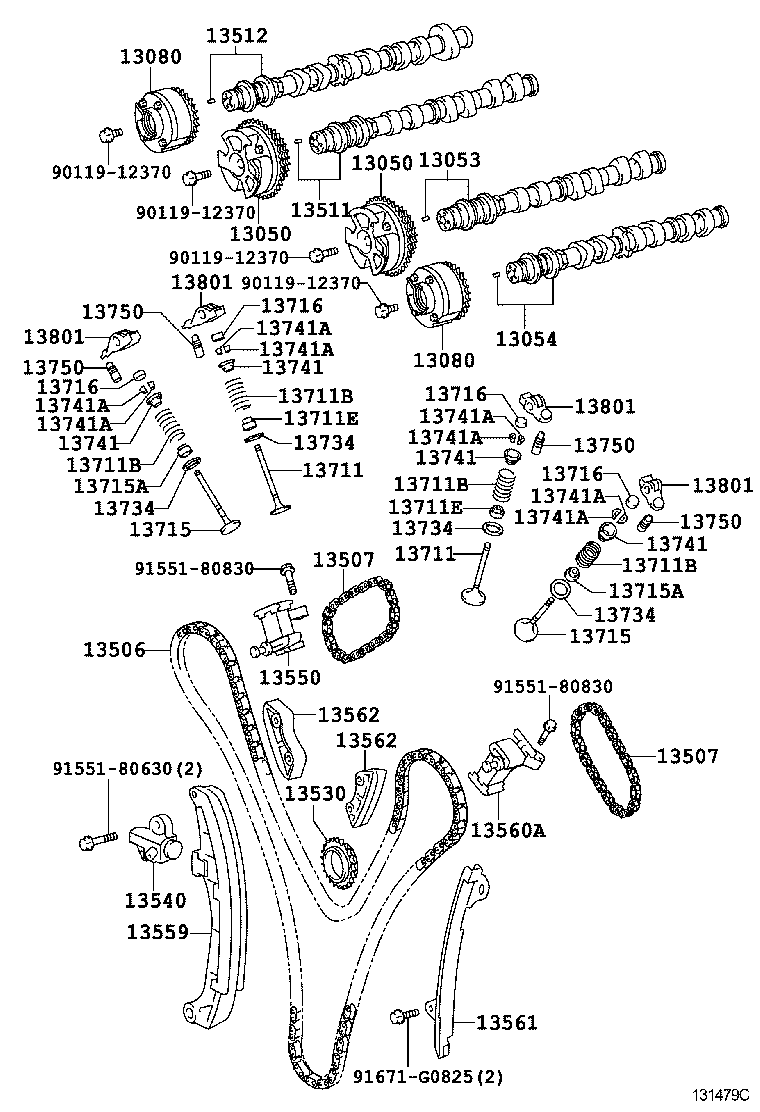  CAMRY HYBRID |  CAMSHAFT VALVE