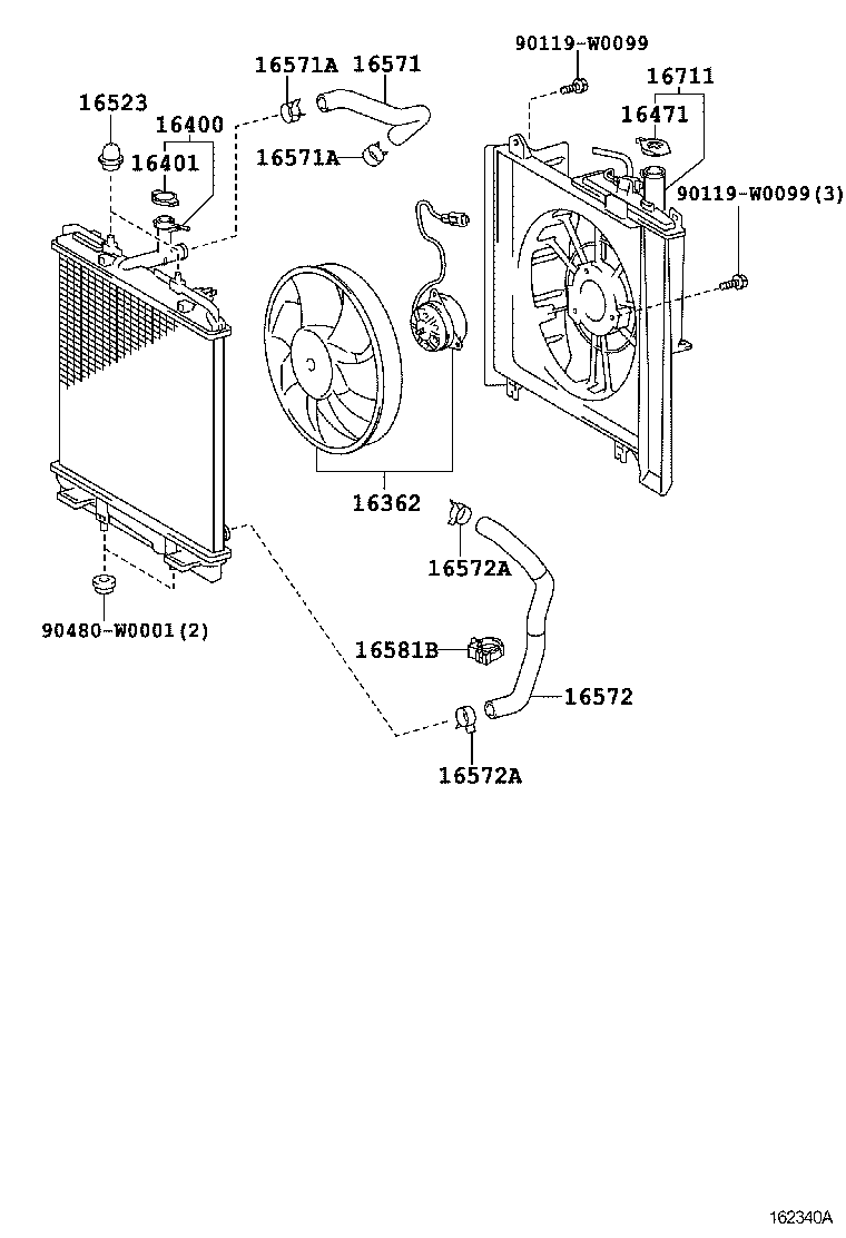  AYGO |  RADIATOR WATER OUTLET