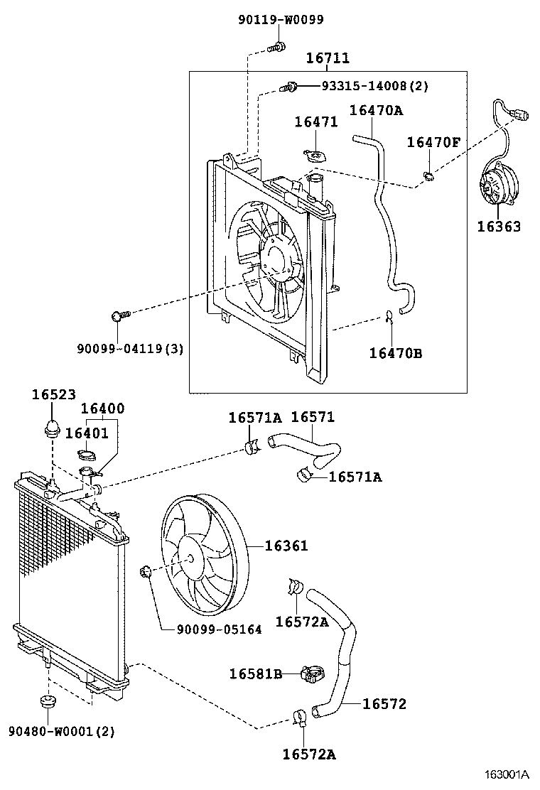  AYGO |  RADIATOR WATER OUTLET