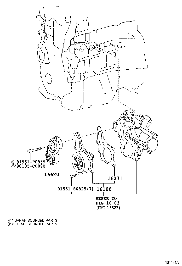  CAMRY HYBRID |  WATER PUMP