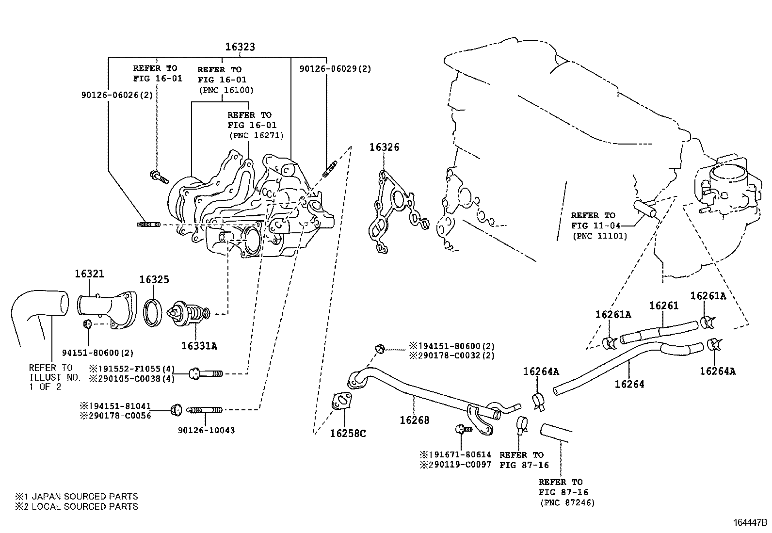  CAMRY HYBRID |  RADIATOR WATER OUTLET