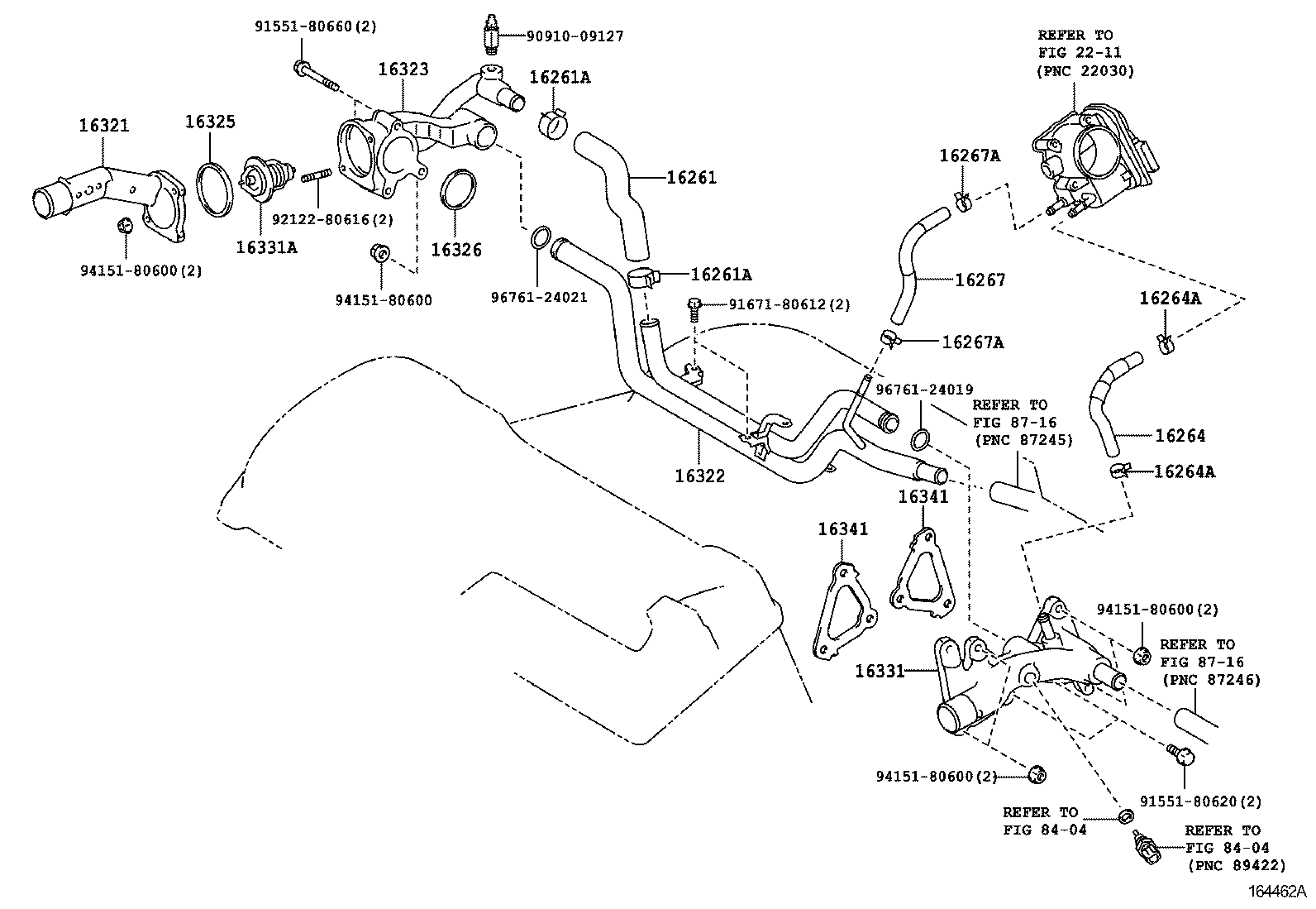  CAMRY HYBRID |  RADIATOR WATER OUTLET