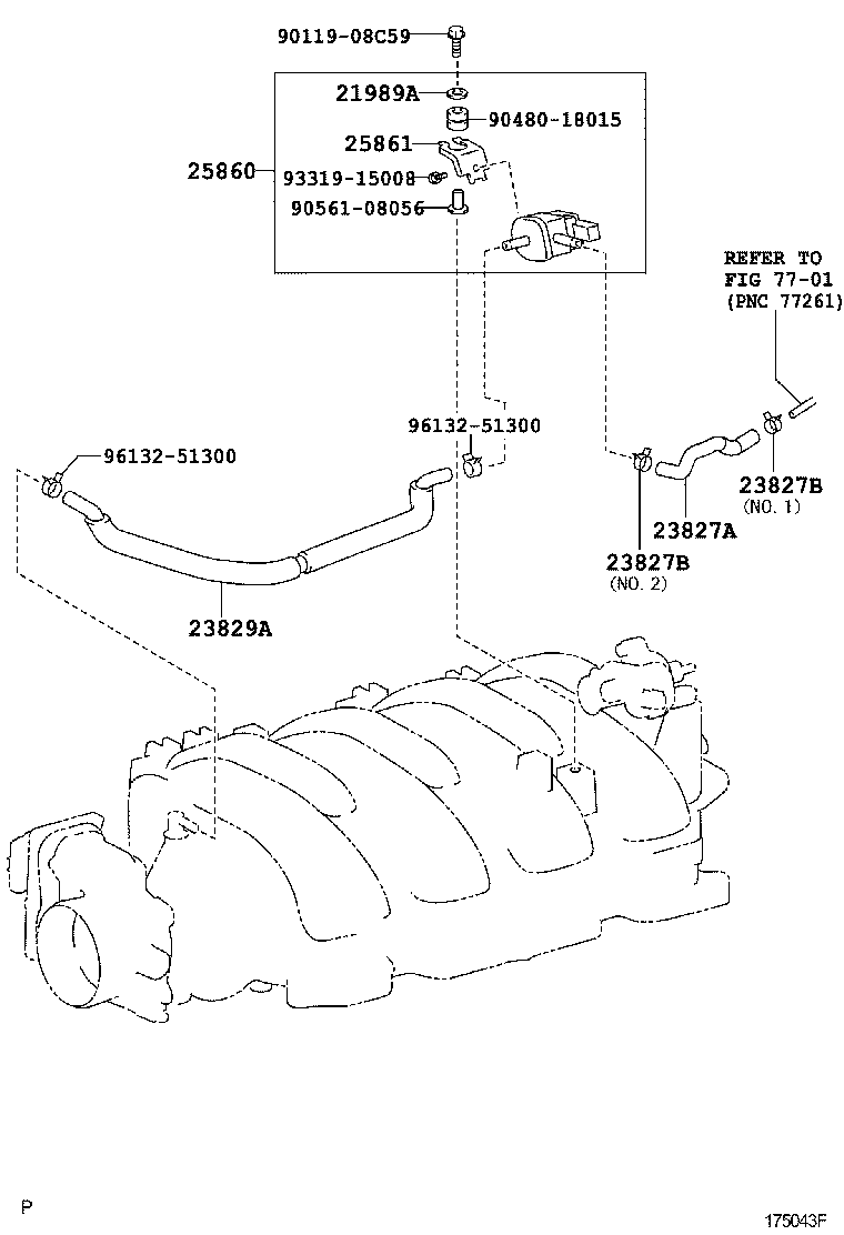  LS460 460L |  VACUUM PIPING