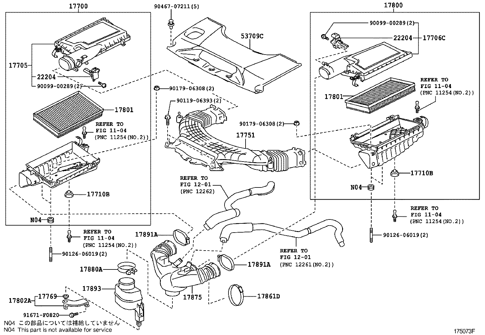  LS460 460L |  AIR CLEANER