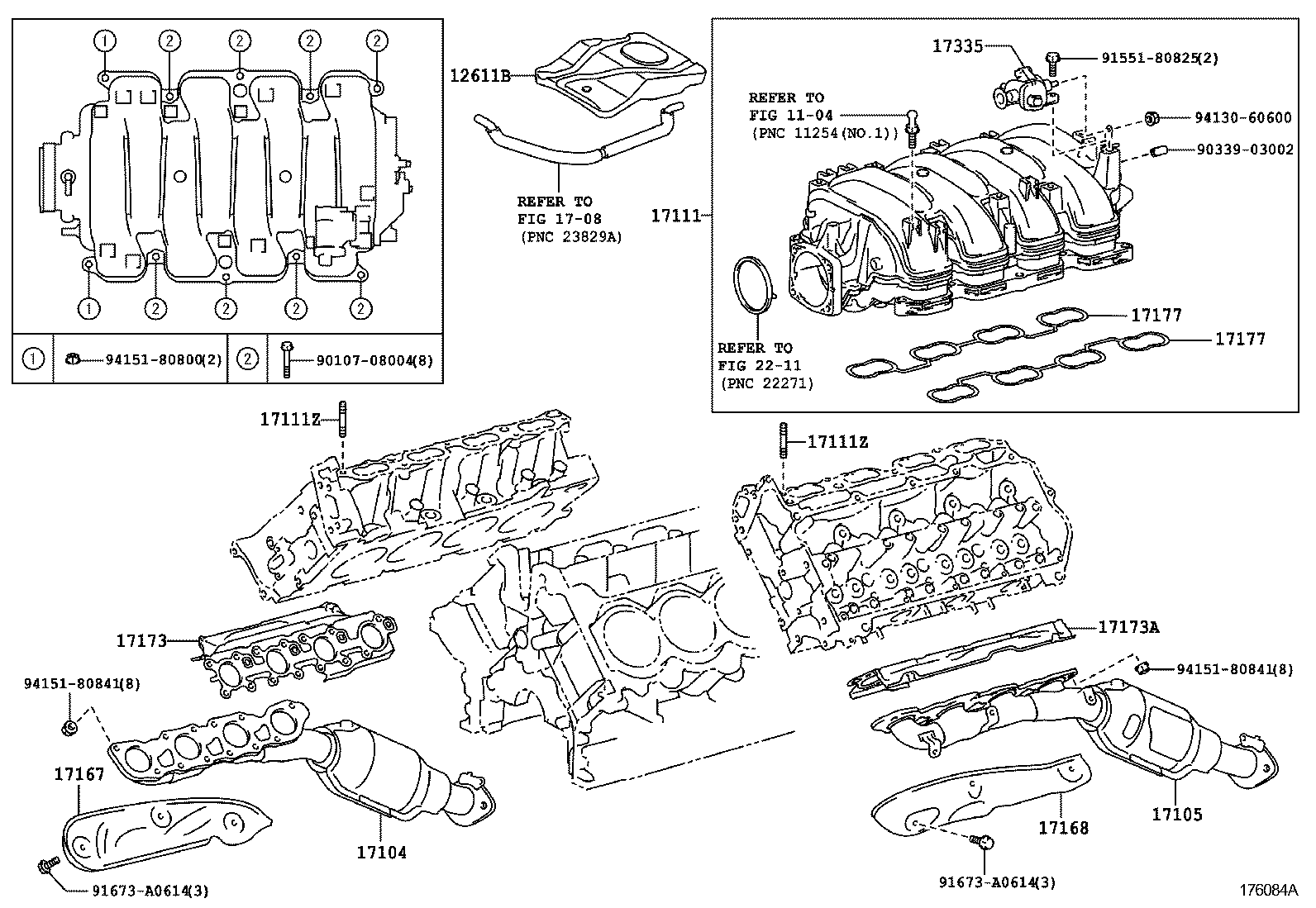  LS460 460L |  MANIFOLD