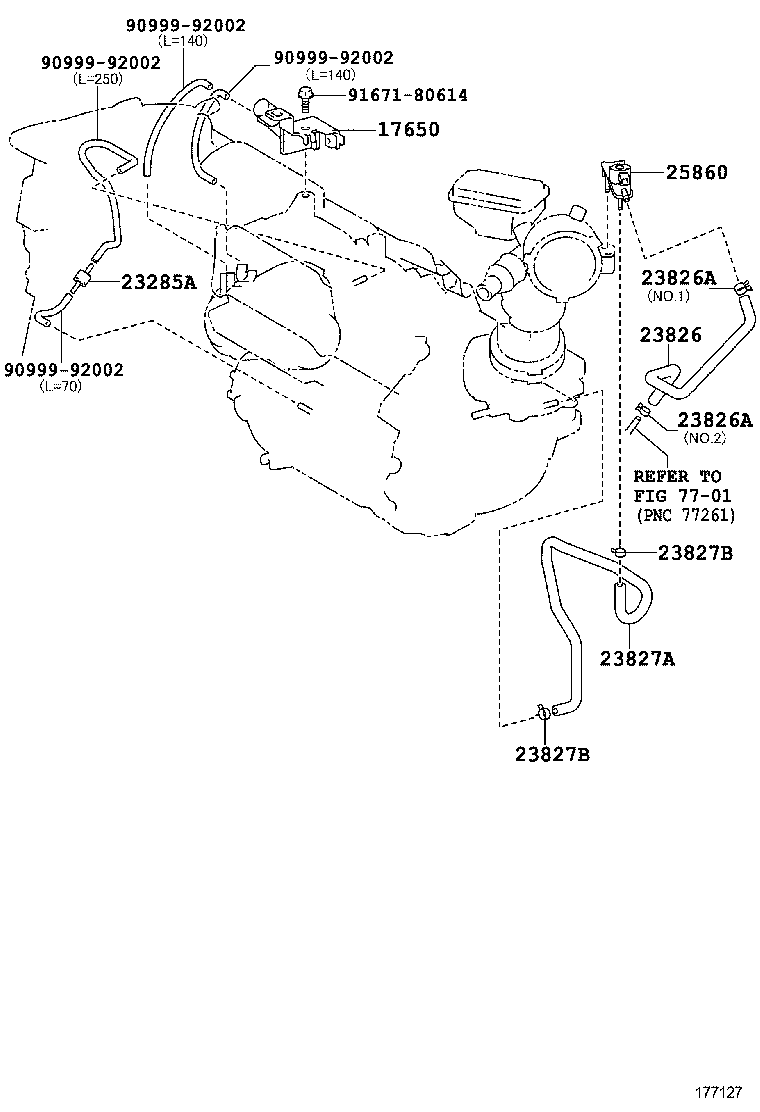  CAMRY HYBRID |  VACUUM PIPING