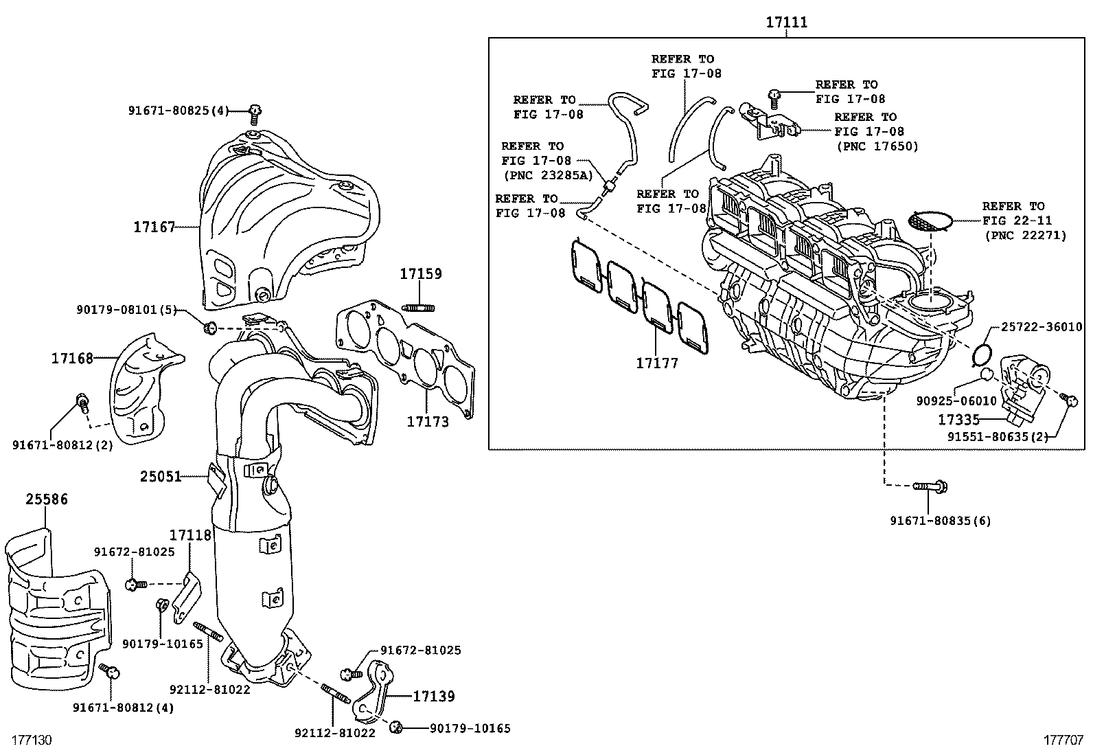  ES250 350 300H |  MANIFOLD