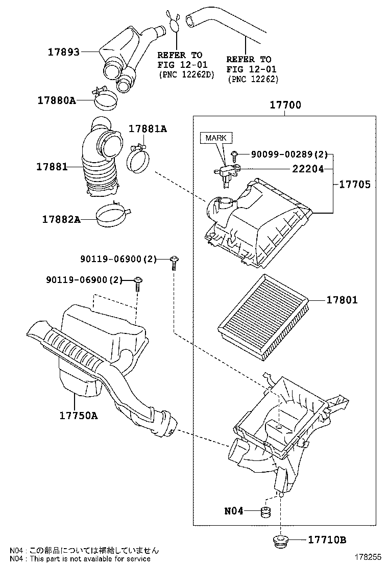  CT200H |  AIR CLEANER