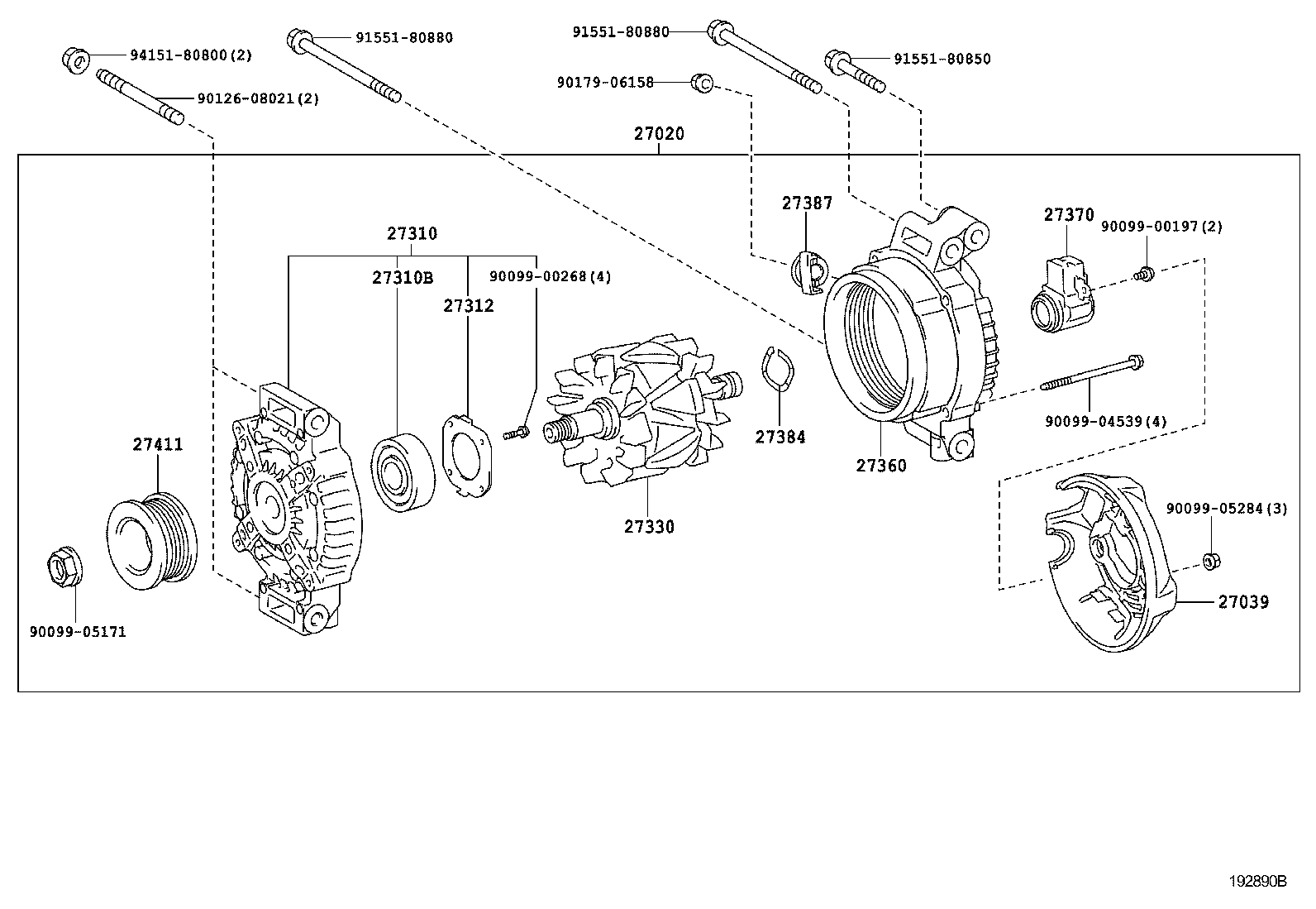  LAND CRUISER 200 |  ALTERNATOR