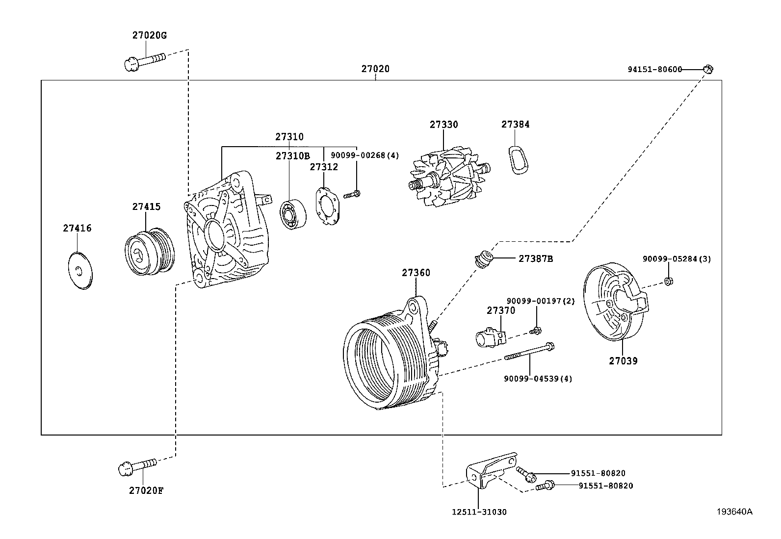  CAMRY HYBRID |  ALTERNATOR