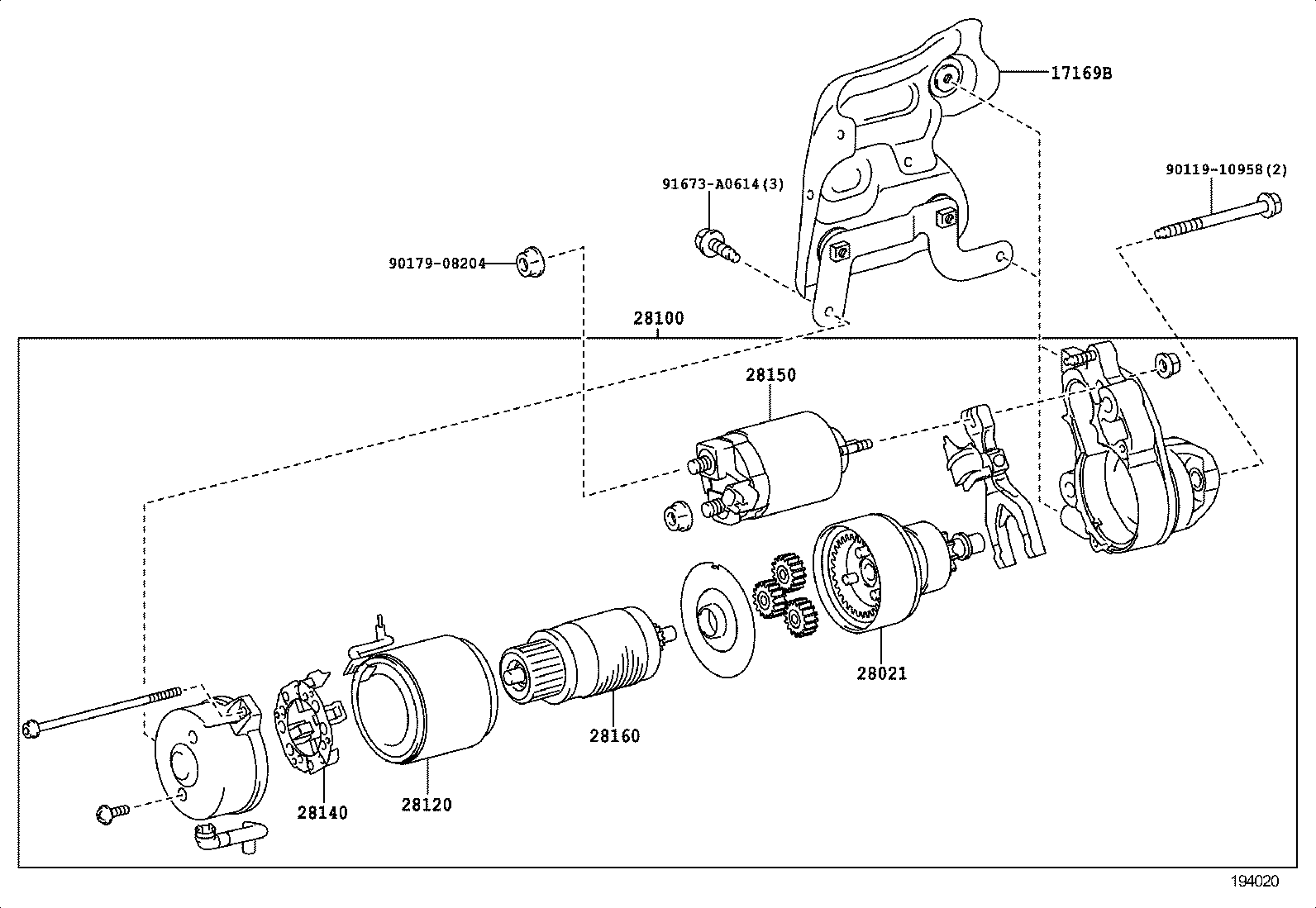  LS460 460L |  STARTER