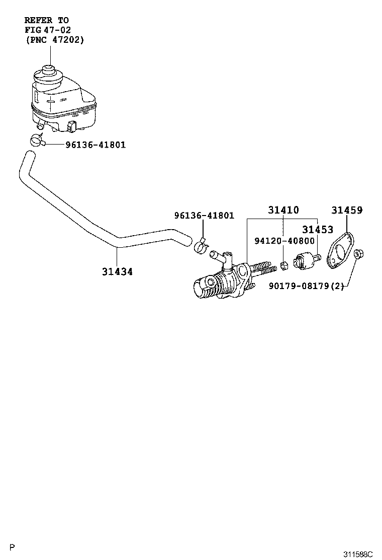  RAV4 |  CLUTCH MASTER CYLINDER