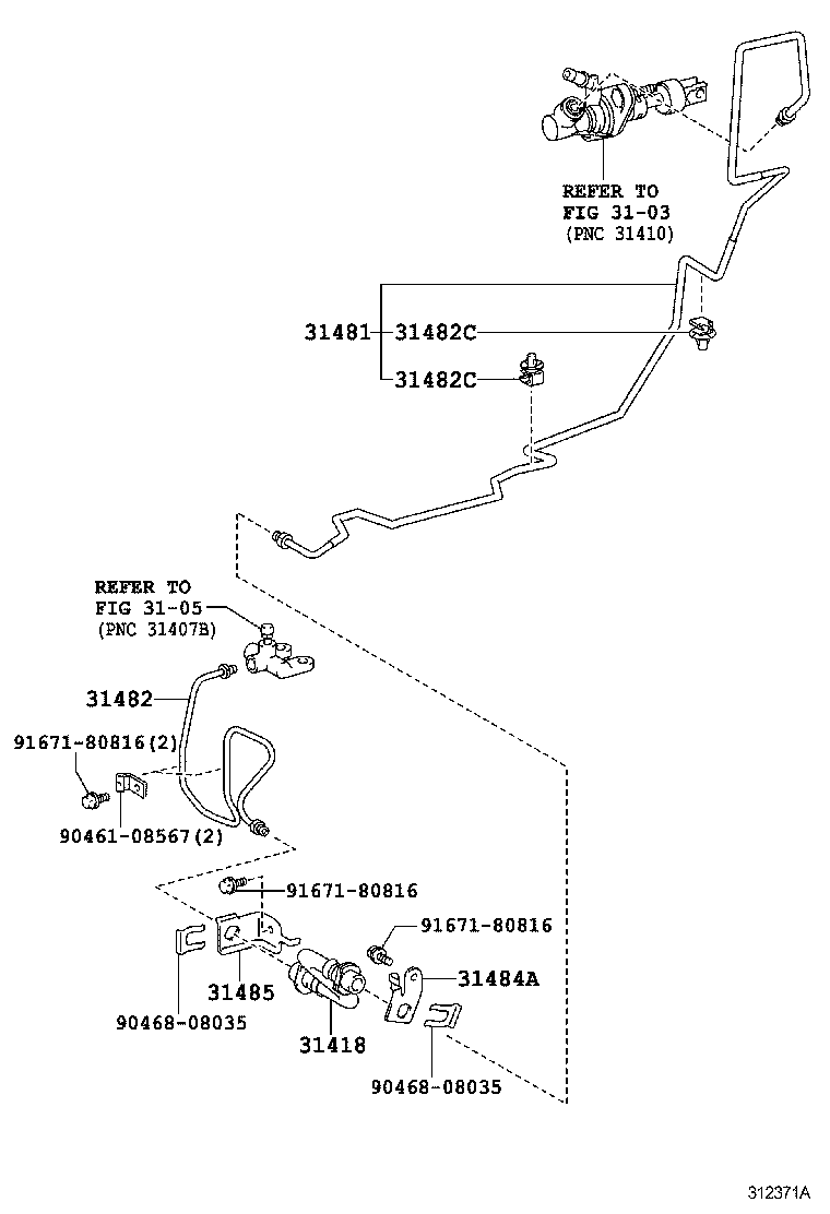  VERSO S |  CLUTCH PEDAL FLEXIBLE HOSE