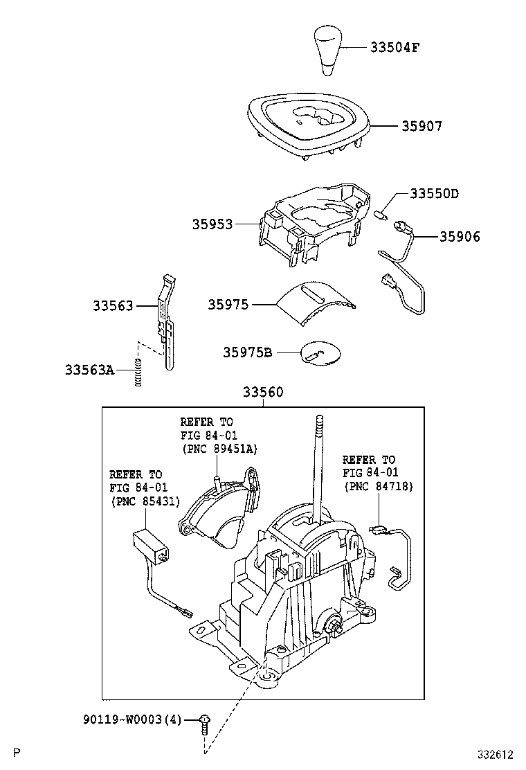  AYGO |  SHIFT LEVER RETAINER