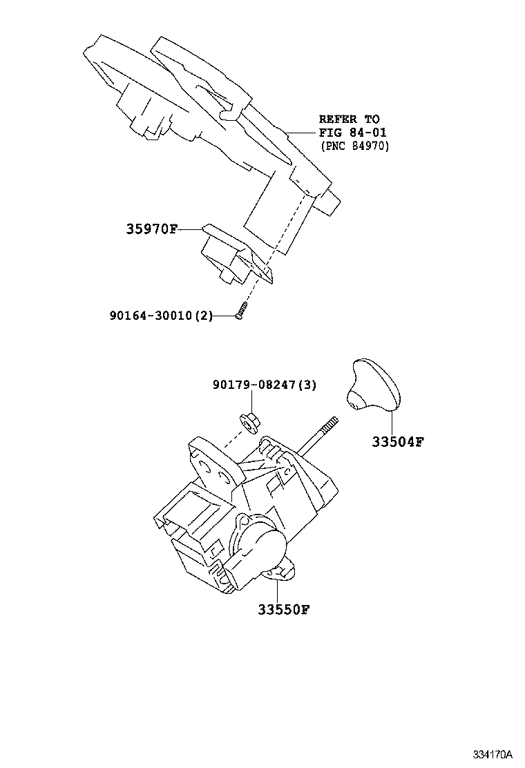  CT200H |  SHIFT LEVER RETAINER