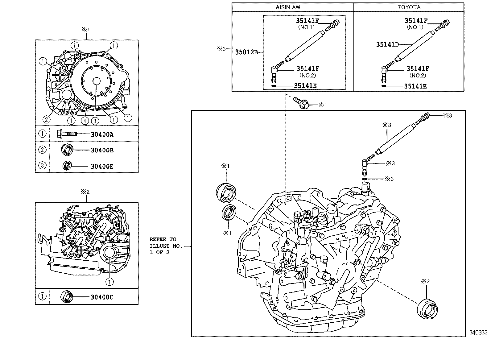  VERSO |  TRANSAXLE ASSY CVT