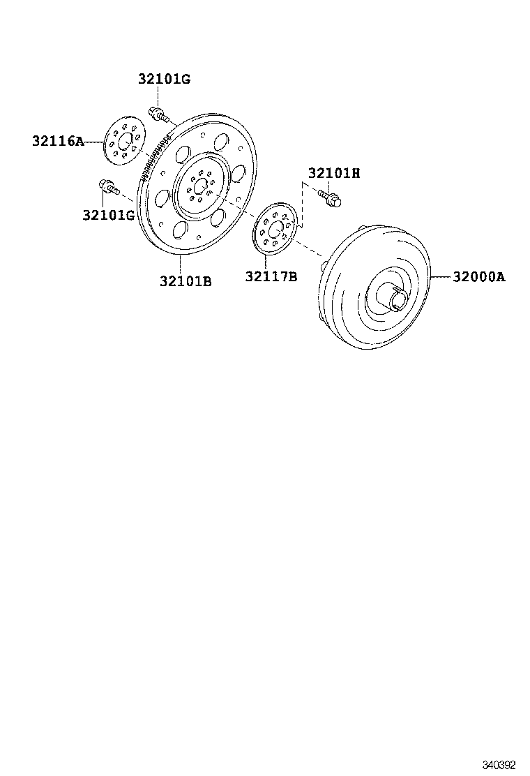  AURIS HYBRID UKP |  TORQUE CONVERTER FRONT OIL PUMP CVT