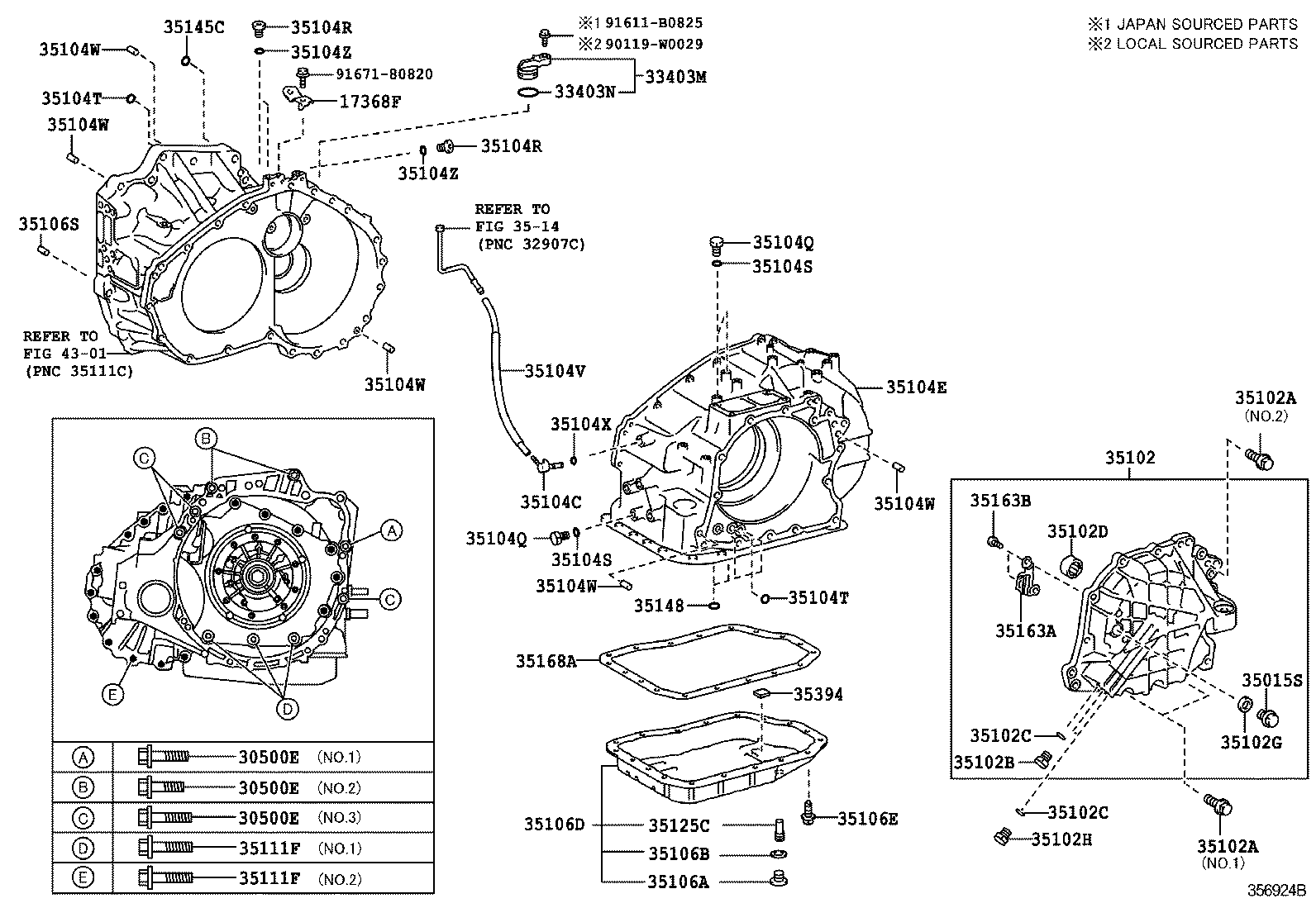 VERSO |  TRANSMISSION CASE OIL PAN ATM