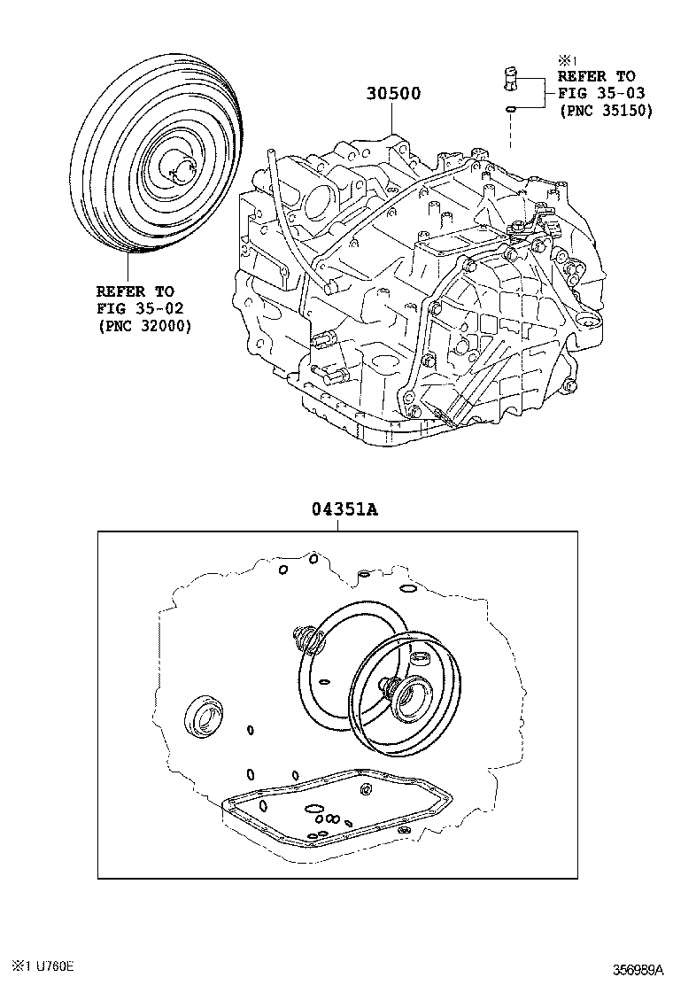 CAMRY HYBRID | TRANSAXLE OR TRANSMISSION ASSY GASKET KIT ATM