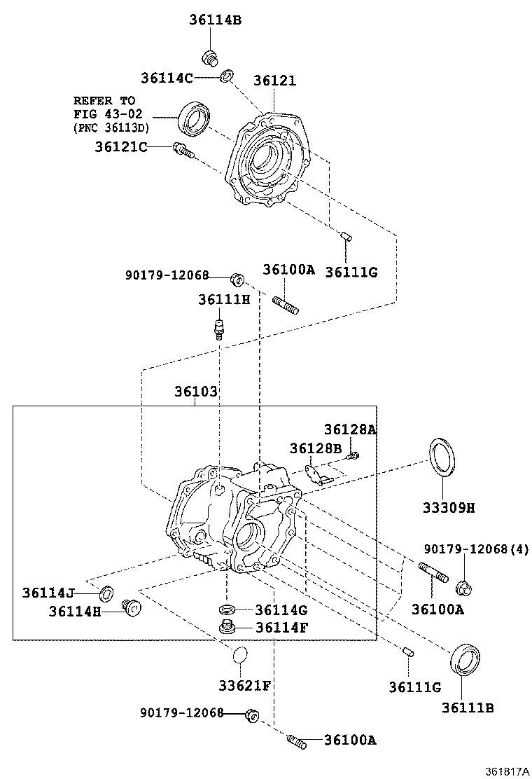  RAV4 |  TRANSFER CASE EXTENSION HOUSING