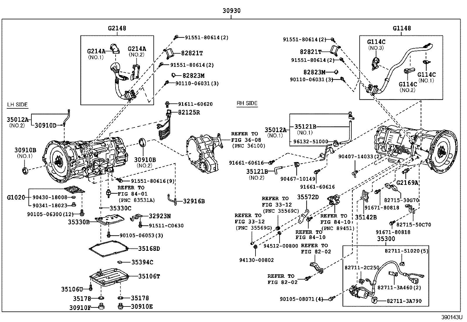  LS600H 600HL |  TRANSAXLE ASSY HYBRID VEHICLE