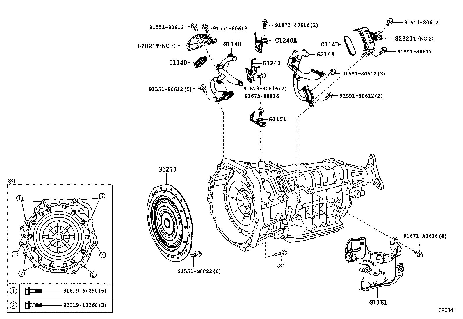  IS250 300H |  TRANSAXLE ASSY HYBRID VEHICLE