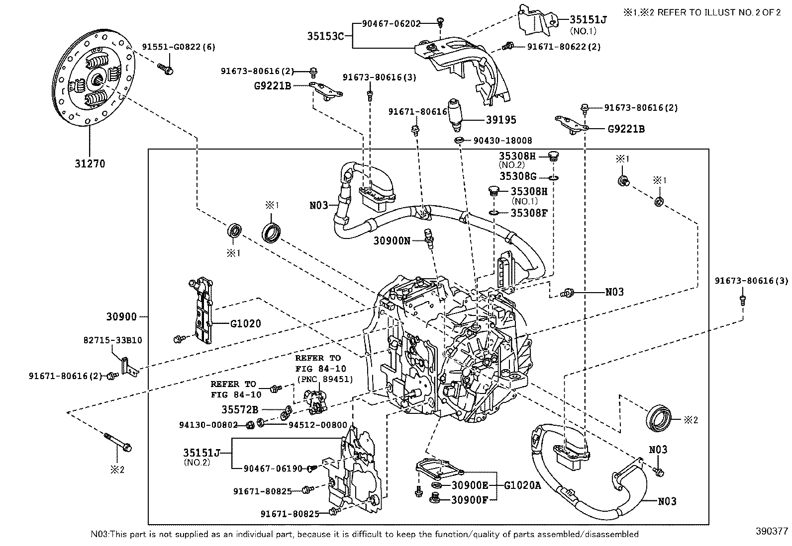  CAMRY HYBRID |  TRANSAXLE ASSY HYBRID VEHICLE