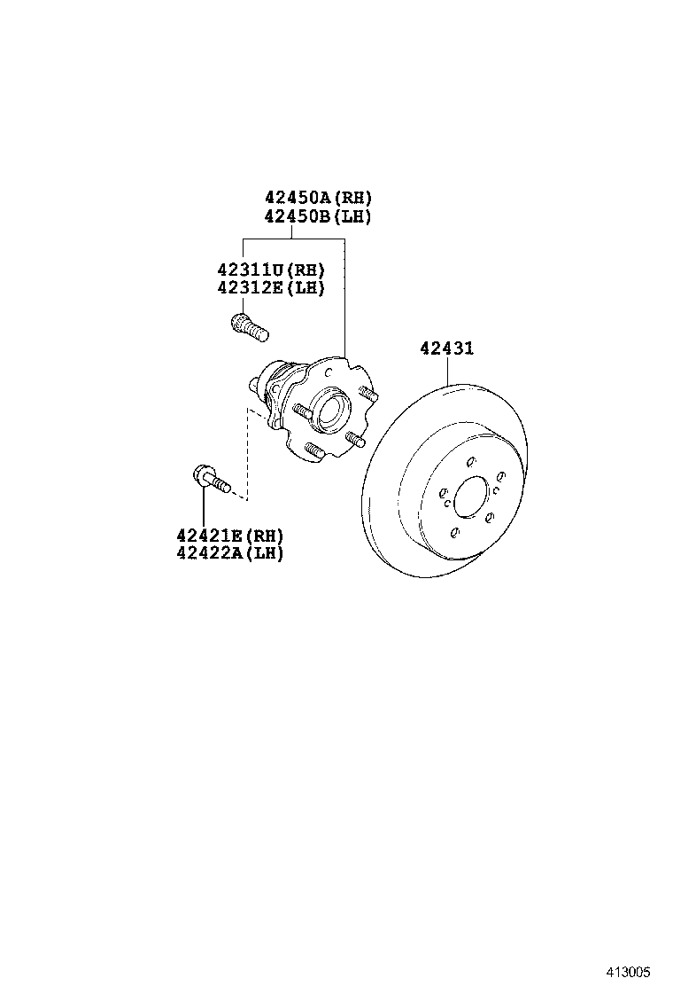  AVENSIS |  REAR AXLE SHAFT HUB