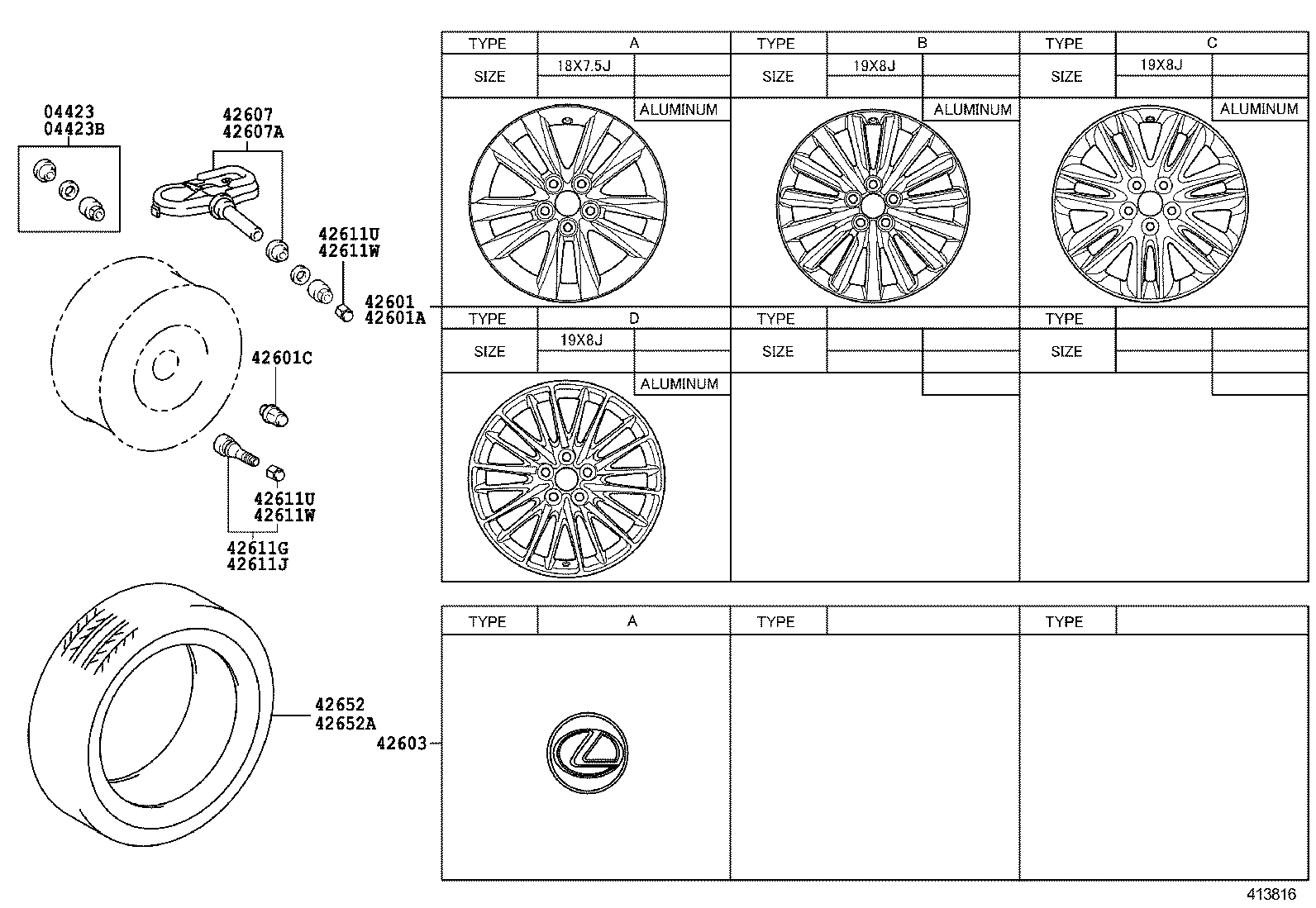  LS600H 600HL |  DISC WHEEL WHEEL CAP