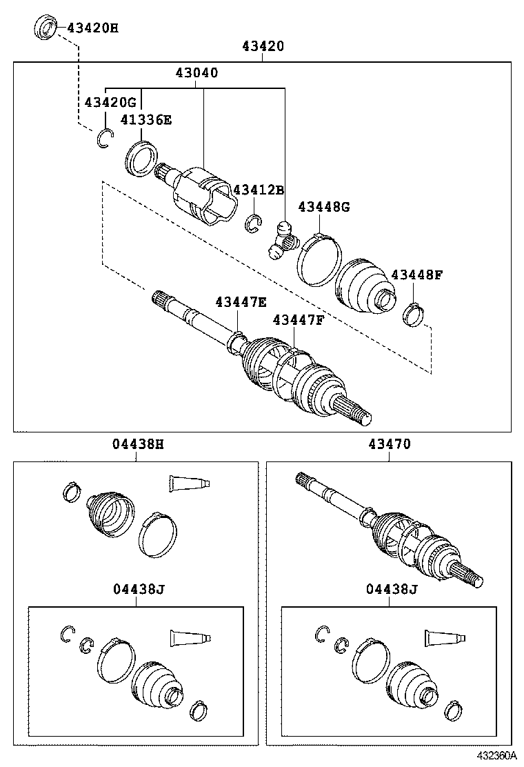  VERSO S |  FRONT DRIVE SHAFT