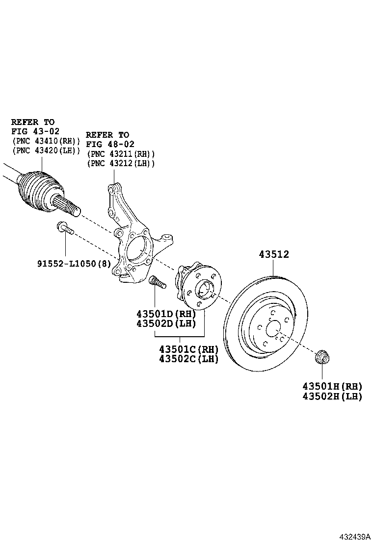  CT200H |  FRONT AXLE HUB