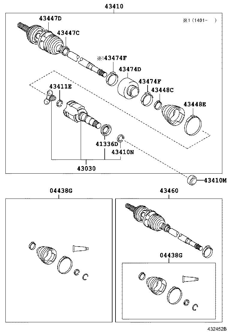  VERSO S |  FRONT DRIVE SHAFT