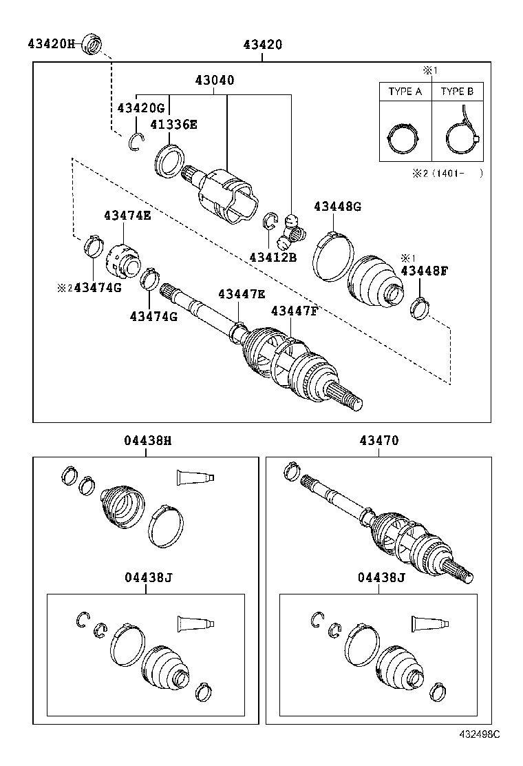  CAMRY HYBRID |  FRONT DRIVE SHAFT