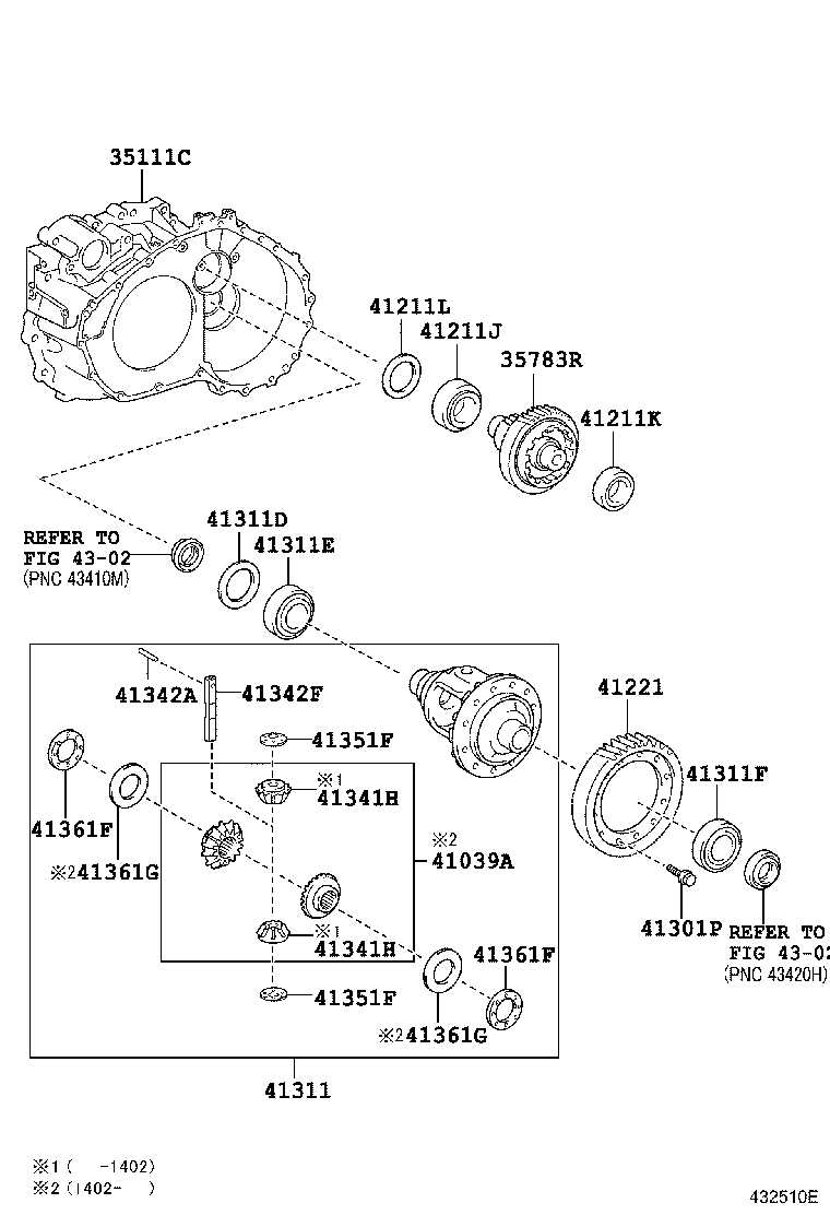  CAMRY HYBRID |  FRONT AXLE HOUSING DIFFERENTIAL