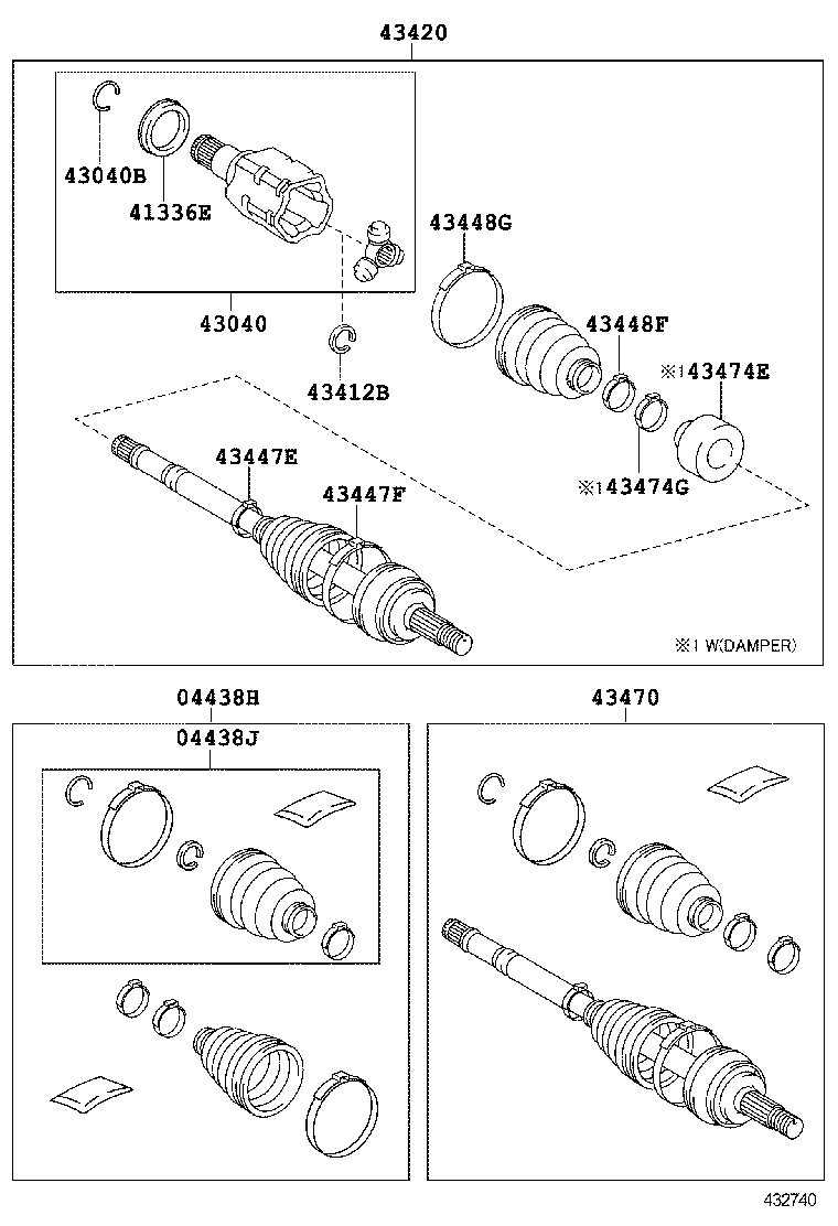  AURIS HYBRID UKP |  FRONT DRIVE SHAFT