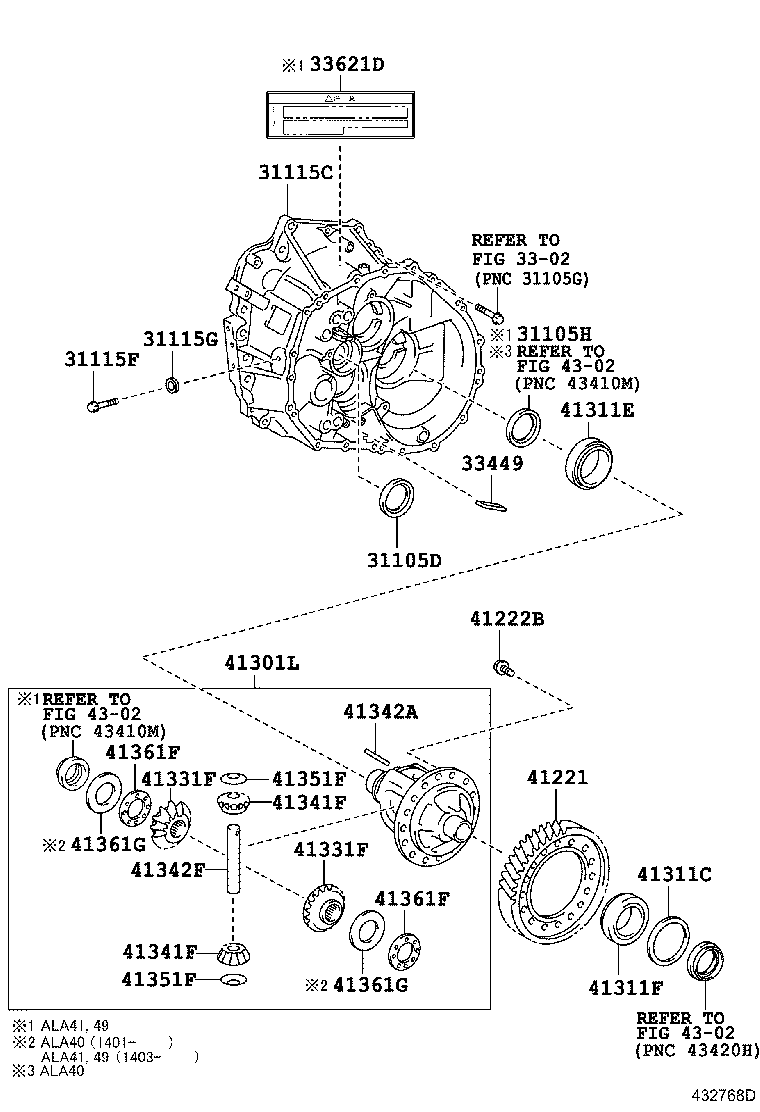  RAV4 |  FRONT AXLE HOUSING DIFFERENTIAL