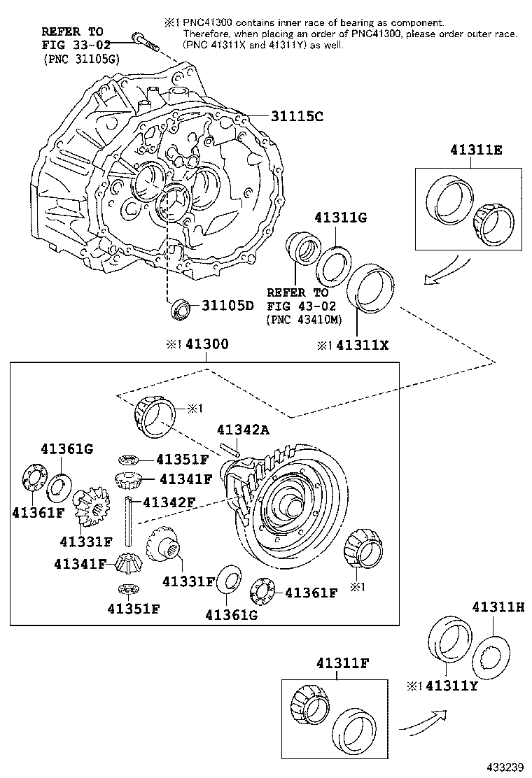  VERSO S |  FRONT AXLE HOUSING DIFFERENTIAL