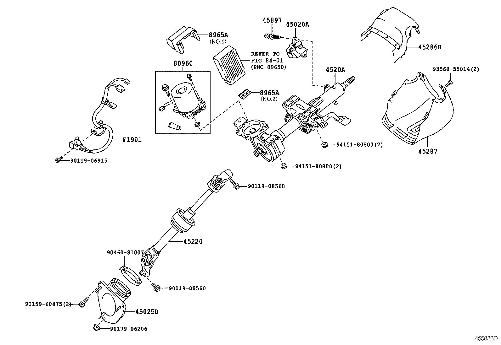  CAMRY HYBRID |  STEERING COLUMN SHAFT